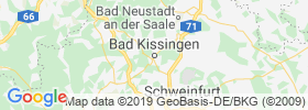 Bad Kissingen map